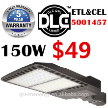 ETL DLC aufgeführt 5 Jahre Garantie hohe Effizienz 130lm / w LED Schuhkarton Straßenlaterne 60w100w 150w 200w 250w 300w
